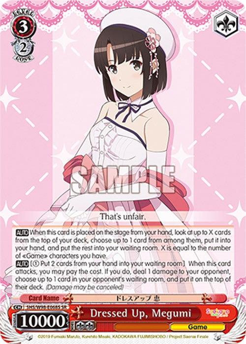 Dressed Up, Megumi (SHS/W98-E068S SR) [Saekano the Movie: Finale] - POKÉ JEUX