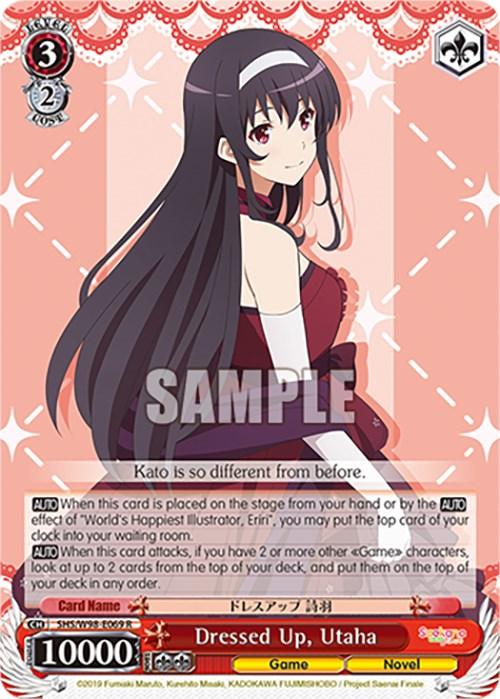 Dressed Up, Utaha (SHS/W98-E069 R) [Saekano the Movie: Finale] - POKÉ JEUX