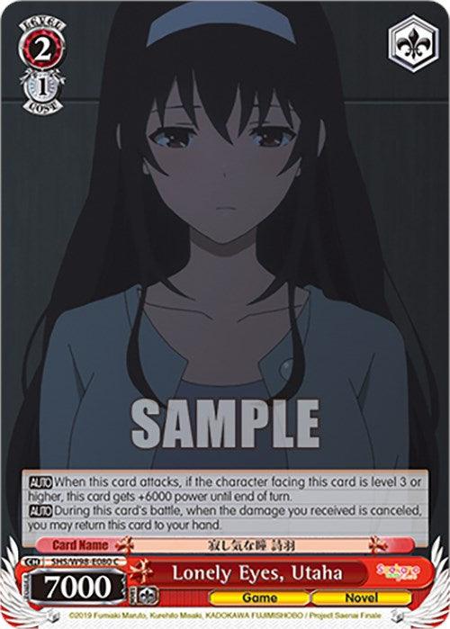 Lonely Eyes, Utaha (SHS/W98-E080 C) [Saekano the Movie: Finale] - POKÉ JEUX