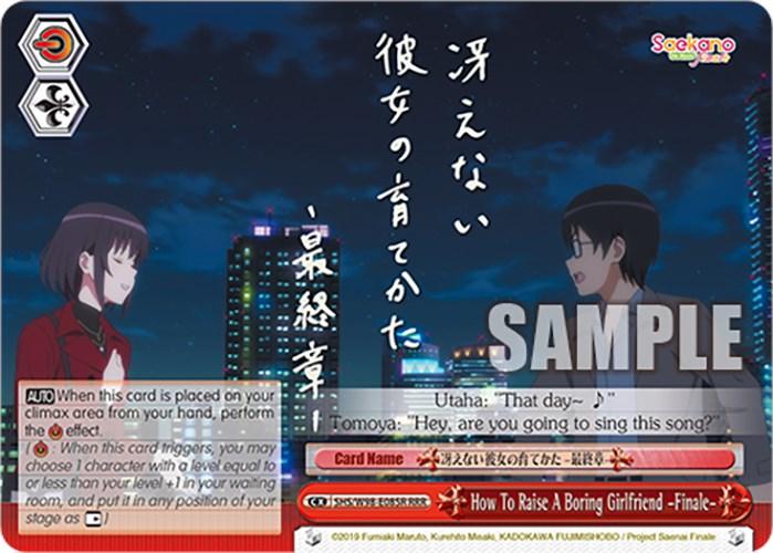 How To Raise A Boring Girlfriend Finale (SHS/W98-E085R RRR) [Saekano the Movie: Finale] - POKÉ JEUX