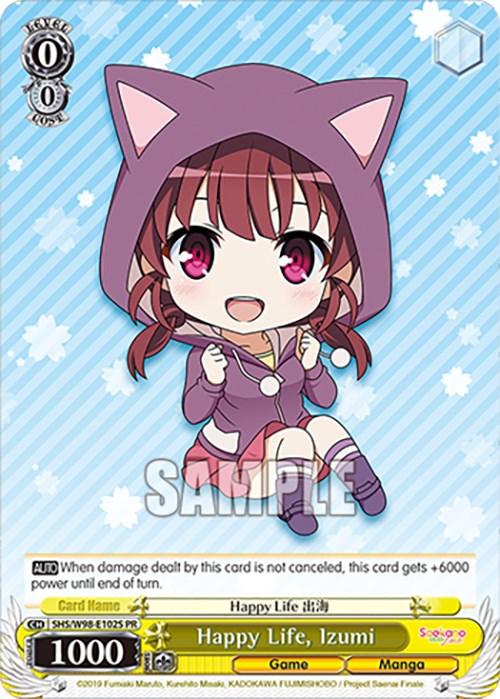 Happy Life, Izumi (SHS/W98-E102S PR) [Saekano the Movie: Finale] - POKÉ JEUX