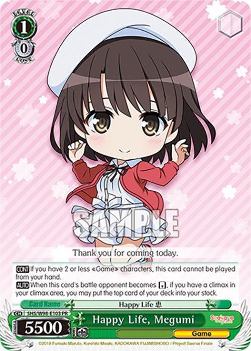 Happy Life, Megumi (SHS/W98-E103 PR) [Saekano the Movie: Finale] - POKÉ JEUX
