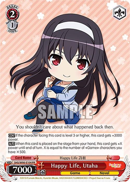 Happy Life, Utaha (SHS/W98-E104 PR) [Saekano the Movie: Finale] - POKÉ JEUX