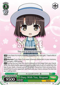 Diary With You, Megumi (SHS/W98-PE06 PR) [Saekano the Movie: Finale] - POKÉ JEUX