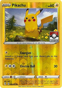Pikachu (Pokemon League) (49/203)  - League & Championship Cards Reverse Holofoil
