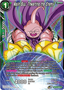 Majin Buu, Thwarting the Enemy (BT14-083) [Cross Spirits] - POKÉ JEUX