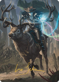 Oko, the Ringleader Art Card (54/54) (Gold-Stamped Signature) [Outlaws of Thunder Junction Art Series] - POKÉ JEUX