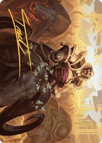 Bruse Tarl, Roving Rancher Art Card (Gold-Stamped Signature) [Outlaws of Thunder Junction Art Series] - POKÉ JEUX