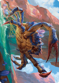 Canyon Crab Art Card (Gold-Stamped Signature) [Outlaws of Thunder Junction Art Series] - POKÉ JEUX
