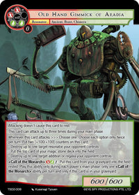 Old Hand Gimmick of Aradia (TSD2-008) [Starter Deck: Yokoshima] - POKÉ JEUX