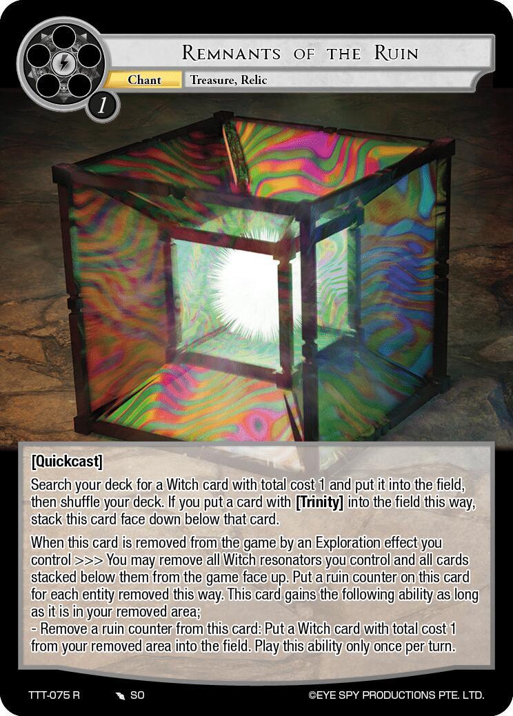 Remnants of the Ruin (TTT-075 R) [Thoth of the Trinity] - POKÉ JEUX