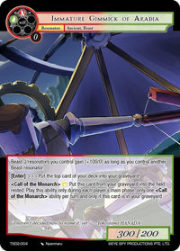 Immature Gimmick of Aradia (TSD2-004) [Starter Deck: Yokoshima] - POKÉ JEUX
