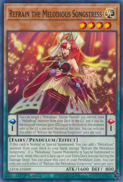 Refrain the Melodious Songstress [LEDE-EN009] Common - POKÉ JEUX