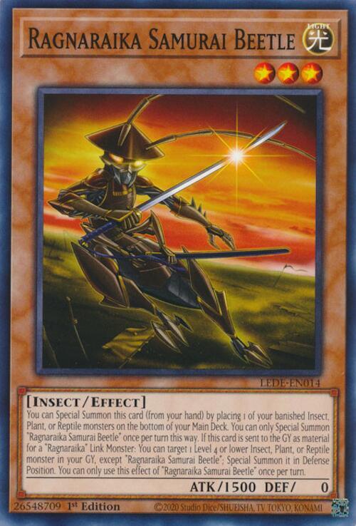 Ragnaraika Samurai Beetle [LEDE-EN014] Common - POKÉ JEUX