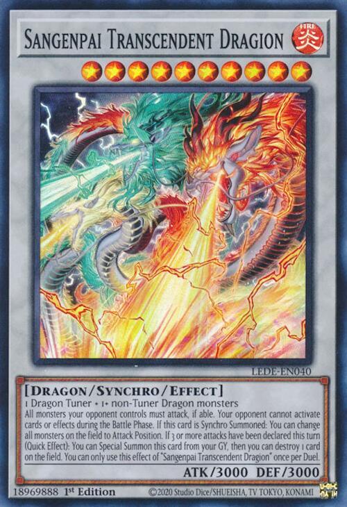 Sangenpai Transcendent Dragion [LEDE-EN040] Super Rare - POKÉ JEUX