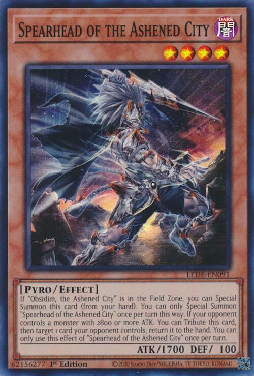 Spearhead of the Ashened City [LEDE-EN091] Super Rare - POKÉ JEUX