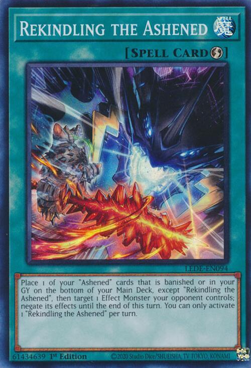 Rekindling the Ashened [LEDE-EN094] Super Rare - POKÉ JEUX
