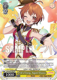 Full of Energy, Hagumi Kitazawa (BD/WE42-E003 N) [BanG Dream! Girls Band Party! Countdown Collection] - POKÉ JEUX