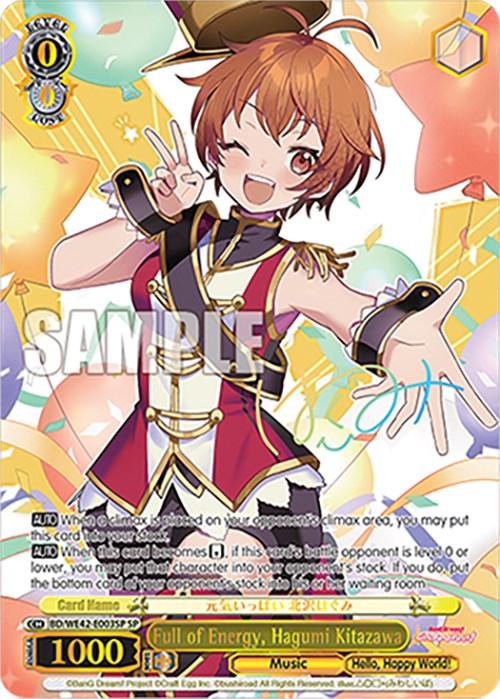 Full of Energy, Hagumi Kitazawa (BD/WE42-E003SP SP) [BanG Dream! Girls Band Party! Countdown Collection] - POKÉ JEUX