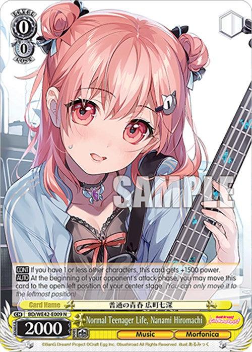 Normal Teenager Life, Nanami Hiromachi (BD/WE42-E009 N) [BanG Dream! Girls Band Party! Countdown Collection] - POKÉ JEUX
