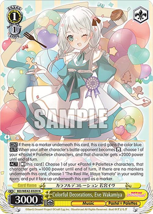 Colorful Decorations, Eve Wakamiya (BD/WE42-E020 N) [BanG Dream! Girls Band Party! Countdown Collection] - POKÉ JEUX