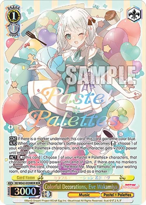Colorful Decorations, Eve Wakamiya (BD/WE42-E020BDR BDR) [BanG Dream! Girls Band Party! Countdown Collection] - POKÉ JEUX