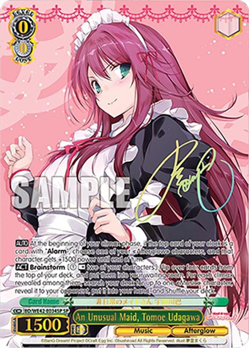 An Unusual Maid, Tomoe Udagawa (BD/WE42-E034SP SP) [BanG Dream! Girls Band Party! Countdown Collection] - POKÉ JEUX