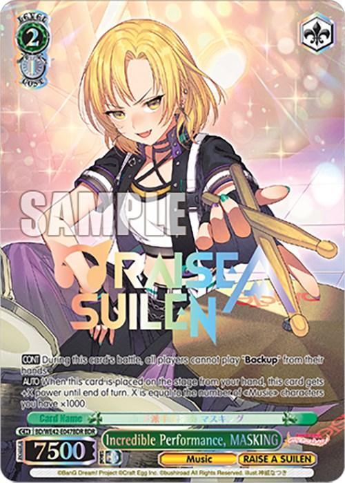 Incredible Performance, MASKING (BD/WE42-E047BDR BDR) [BanG Dream! Girls Band Party! Countdown Collection] - POKÉ JEUX