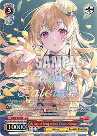 My Way of Being an Idol, Chisato Shirasagi (BD/WE42-E063BDR BDR) [BanG Dream! Girls Band Party! Countdown Collection] - POKÉ JEUX