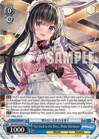 Not Used to the Dress, Rinko Shirokane (BD/WE42-E071 N) [BanG Dream! Girls Band Party! Countdown Collection] - POKÉ JEUX