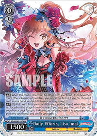 Daily Efforts, Lisa Imai (BD/WE42-E076 N) [BanG Dream! Girls Band Party! Countdown Collection] - POKÉ JEUX