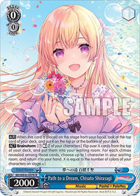 Path to a Dream, Chisato Shirasagi (BD/WE42-E078 N) [BanG Dream! Girls Band Party! Countdown Collection] - POKÉ JEUX