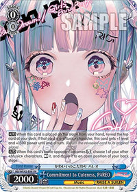 Commitment to Cuteness, PAREO (BD/WE42-E081 N) [BanG Dream! Girls Band Party! Countdown Collection] - POKÉ JEUX