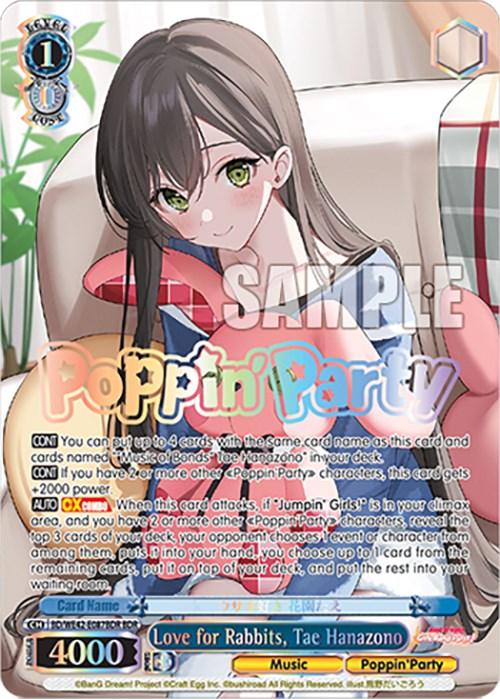 Love for Rabbits, Tae Hanazono (BD/WE42-E087BDR BDR) [BanG Dream! Girls Band Party! Countdown Collection] - POKÉ JEUX