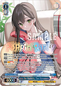 Love for Rabbits, Tae Hanazono (BD/WE42-E087BDR BDR) [BanG Dream! Girls Band Party! Countdown Collection] - POKÉ JEUX
