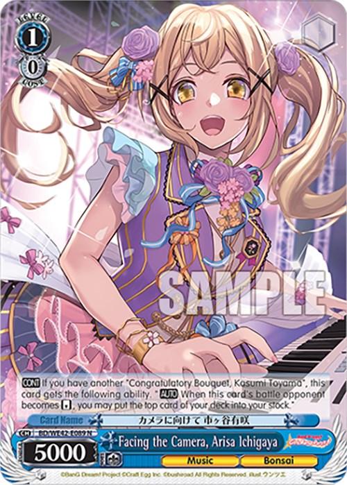 Facing the Camera, Arisa Ichigaya (BD/WE42-E089 N) [BanG Dream! Girls Band Party! Countdown Collection] - POKÉ JEUX