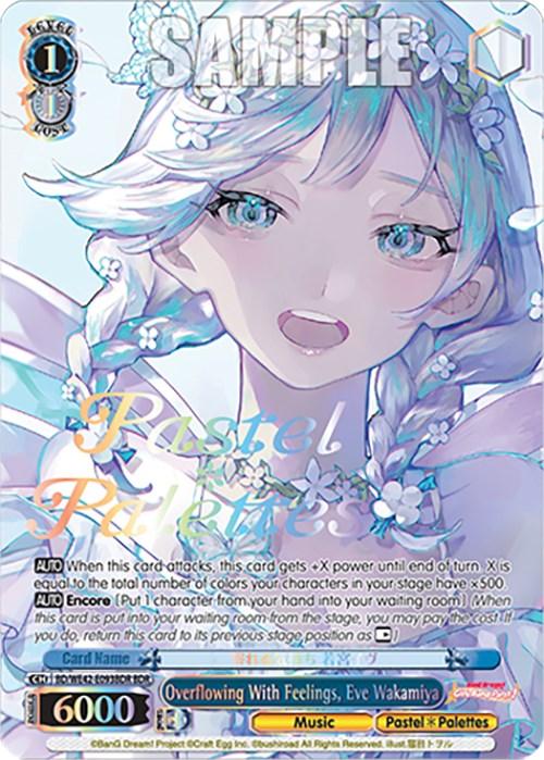 Overflowing With Feelings, Eve Wakamiya (BD/WE42-E093BDR BDR) [BanG Dream! Girls Band Party! Countdown Collection] - POKÉ JEUX
