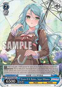 Even if It Rains, Sayo Hikawa (BD/WE42-E099 N) [BanG Dream! Girls Band Party! Countdown Collection] - POKÉ JEUX