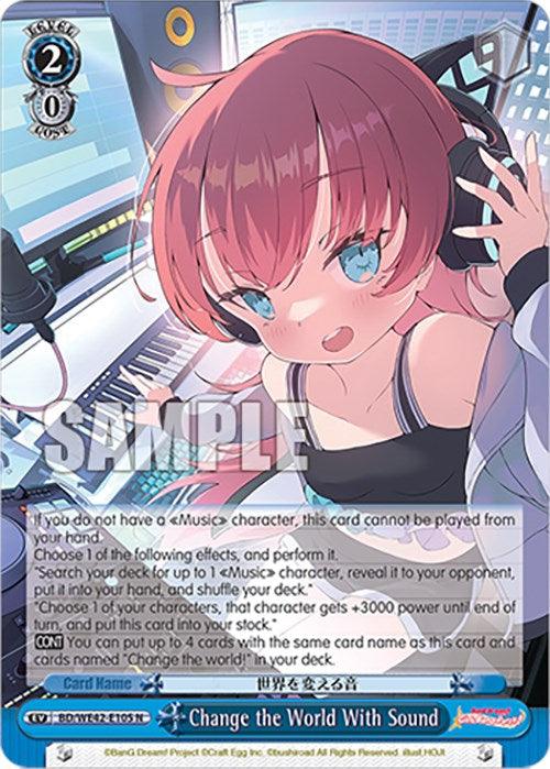 Change the World With Sound (BD/WE42-E105 N) [BanG Dream! Girls Band Party! Countdown Collection] - POKÉ JEUX