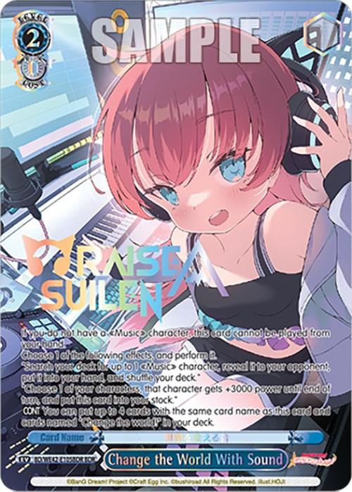 Change the World With Sound (BD/WE42-E105BDR BDR) [BanG Dream! Girls Band Party! Countdown Collection] - POKÉ JEUX