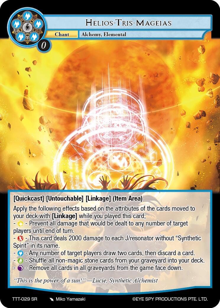 Helios-Tris-Mageias (TTT-029 SR) [Thoth of the Trinity] - POKÉ JEUX