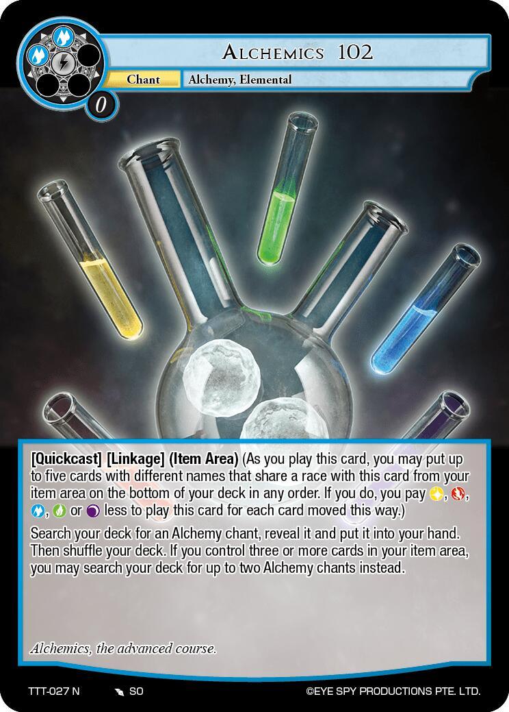 Alchemics 102 (TTT-027 N) [Thoth of the Trinity] - POKÉ JEUX