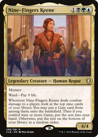 Nine-Fingers Keene [Commander Legends: Battle for Baldur's Gate]