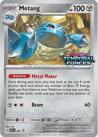 Metang (Prerelease) [Staff] (90) - SV Scarlet & Violet Promo Cards Holofoil
