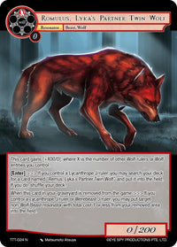 Romulus, Lyka's Partner Twin Wolf (TTT-024 N) [Thoth of the Trinity] - POKÉ JEUX
