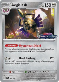 Aegislash (Prerelease) [Staff] (60) - SV Scarlet & Violet Promo Cards Holofoil