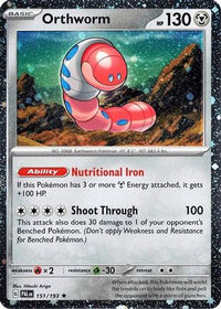 Orthworm (Cosmo Holo) (151/193)  - Miscellaneous Cards & Products Holofoil