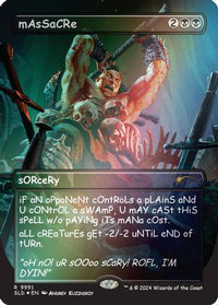 mAsSaCRe (Rainbow Foil) (SLD-9991) - Secret Lair Drop Series Foil