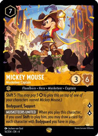 Mickey Mouse - Musketeer Captain (16/204) [Ursula's Return]