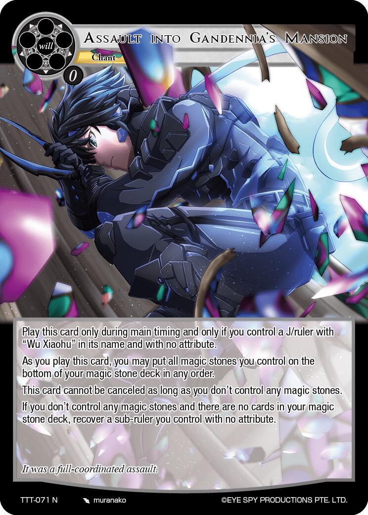Assault into Gandennia's Mansion (TTT-071 N) [Thoth of the Trinity] - POKÉ JEUX
